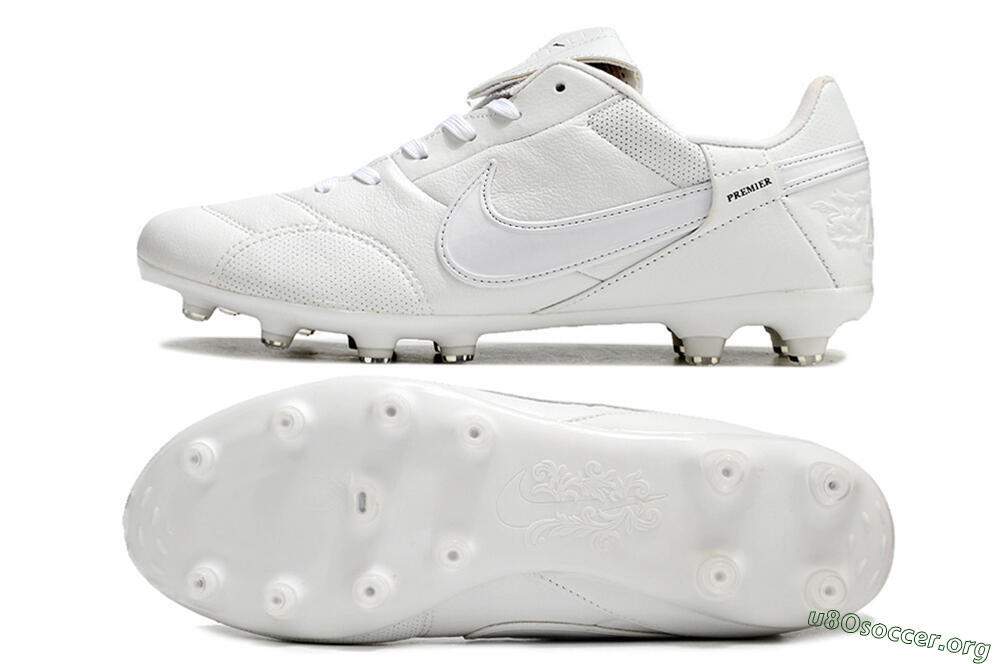 Nike Premier 3 FG Football Boots - White/Black 1
