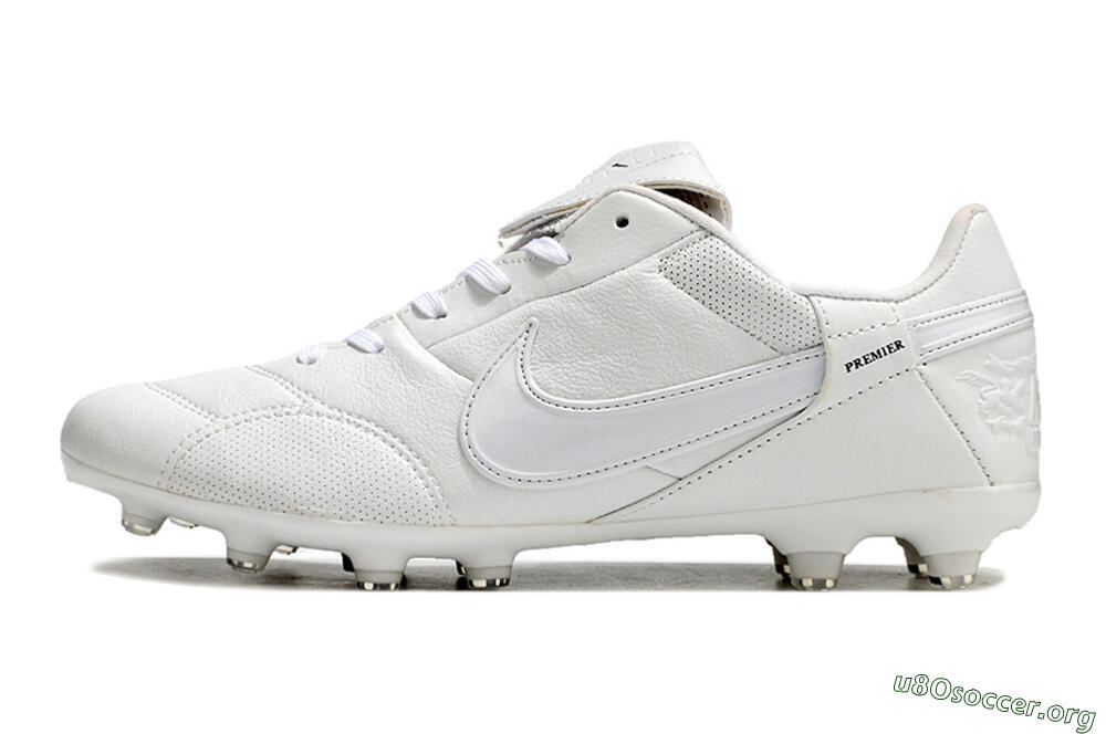 Nike Premier 3 FG Football Boots - White/Black 3