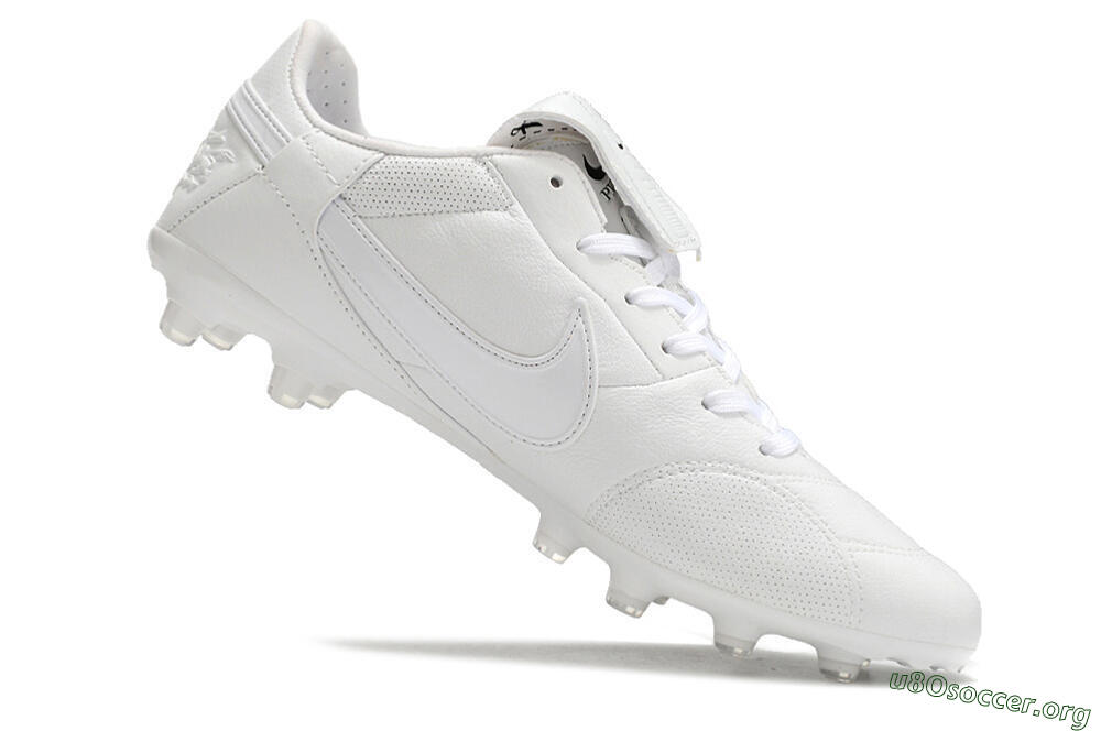 Nike Premier 3 FG Football Boots - White/Black 4