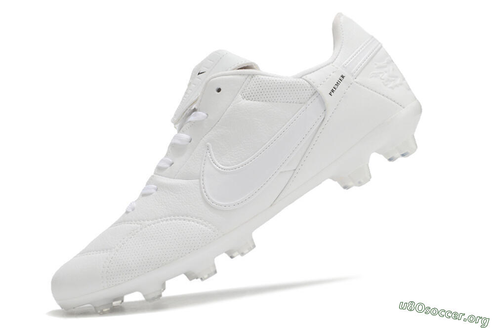 Nike Premier 3 FG Football Boots - White/Black 5