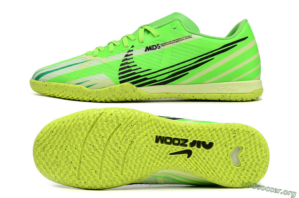 Nike Air Zoom Mercurial Vapor 15 Academy IC Football Shoes - Green/Black/Yellow 1