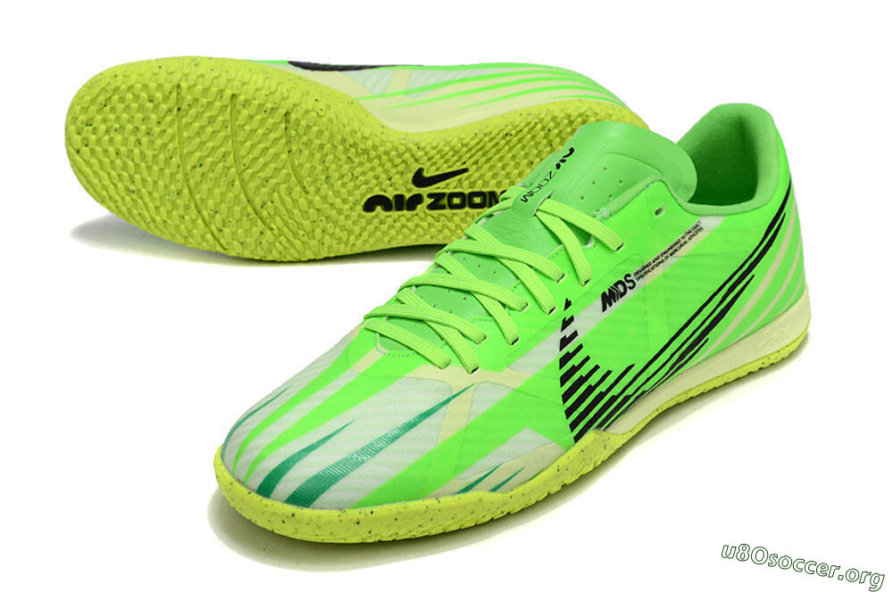 Nike Air Zoom Mercurial Vapor 15 Academy IC Football Shoes - Green/Black/Yellow 0