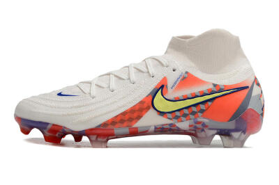 Nike Phantom Luna Elite NU FG Football Boots - White/Red/Yellow/Blue