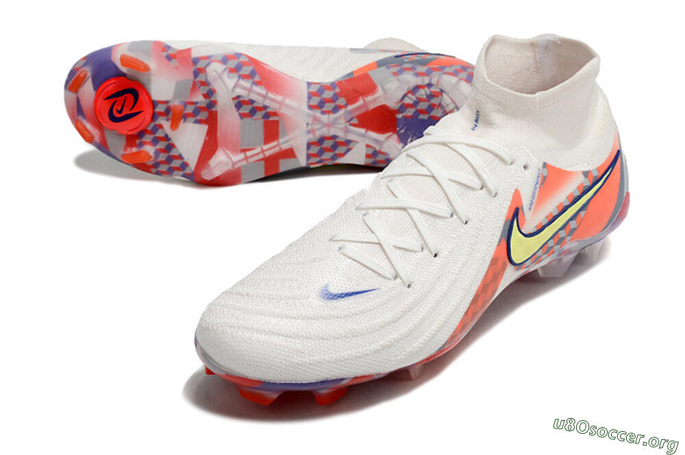 Nike Phantom Luna Elite NU FG Football Boots - White/Red/Yellow/Blue 0