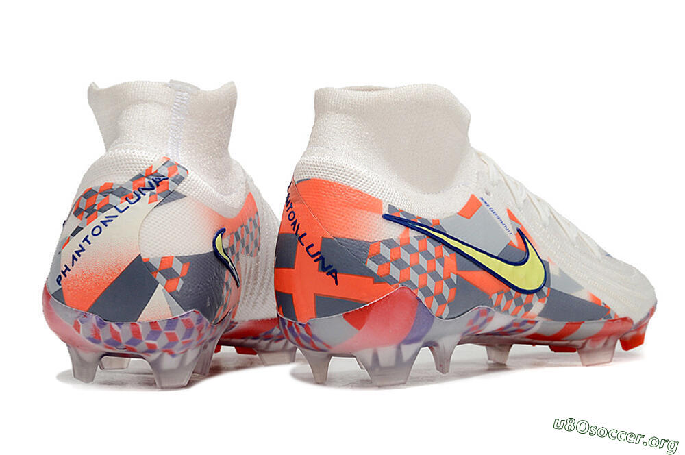Nike Phantom Luna Elite NU FG Football Boots - White/Red/Yellow/Blue 6