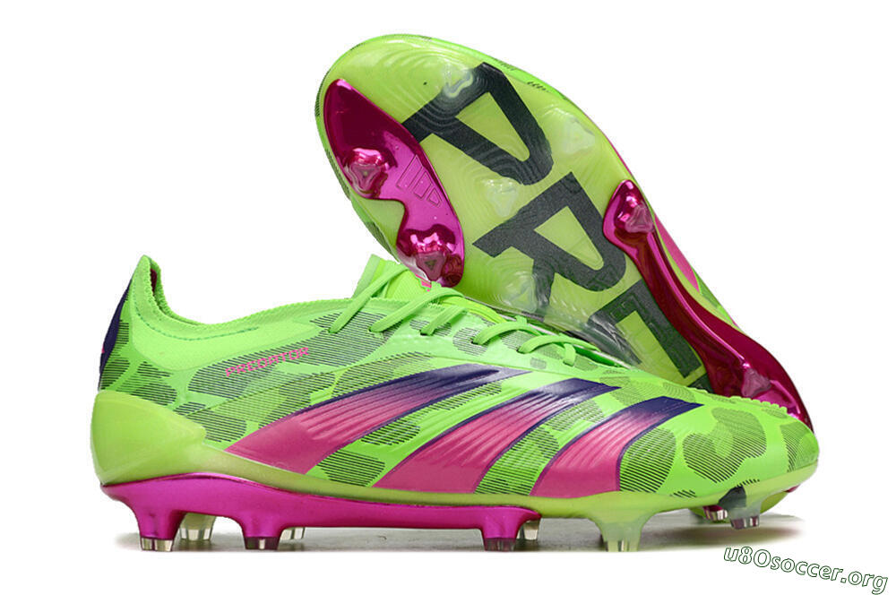 Adidas Predator Accuracy.1 FG Football Boots - Green/Yellow/Purple 2