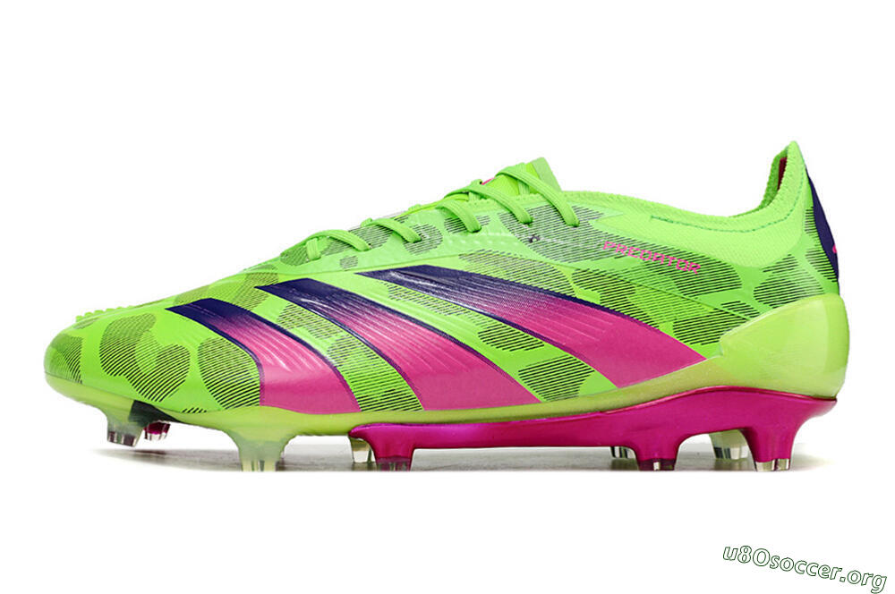 Adidas Predator Accuracy.1 FG Football Boots - Green/Yellow/Purple 3