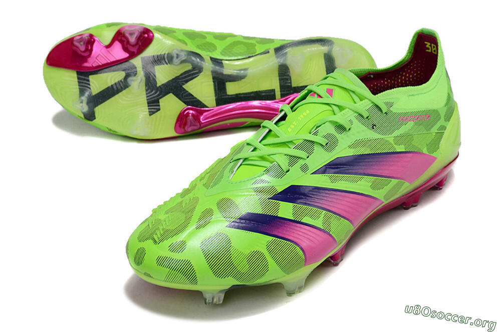 Adidas Predator Accuracy.1 FG Football Boots - Green/Yellow/Purple 0
