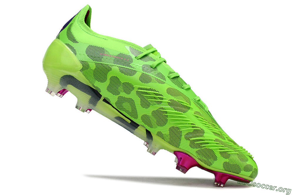 Adidas Predator Accuracy.1 FG Football Boots - Green/Yellow/Purple 4