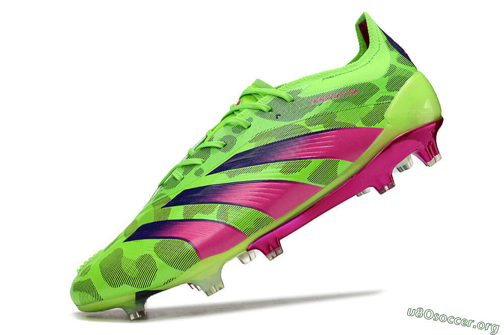 Adidas Predator Accuracy.1 FG Football Boots - Green/Yellow/Purple 5