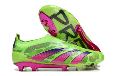 Adidas Predator Accuracy+ FG Football Boots - Green/Purple/Yellow