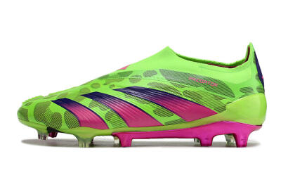 Adidas Predator Accuracy+ FG Football Boots - Green/Purple/Yellow