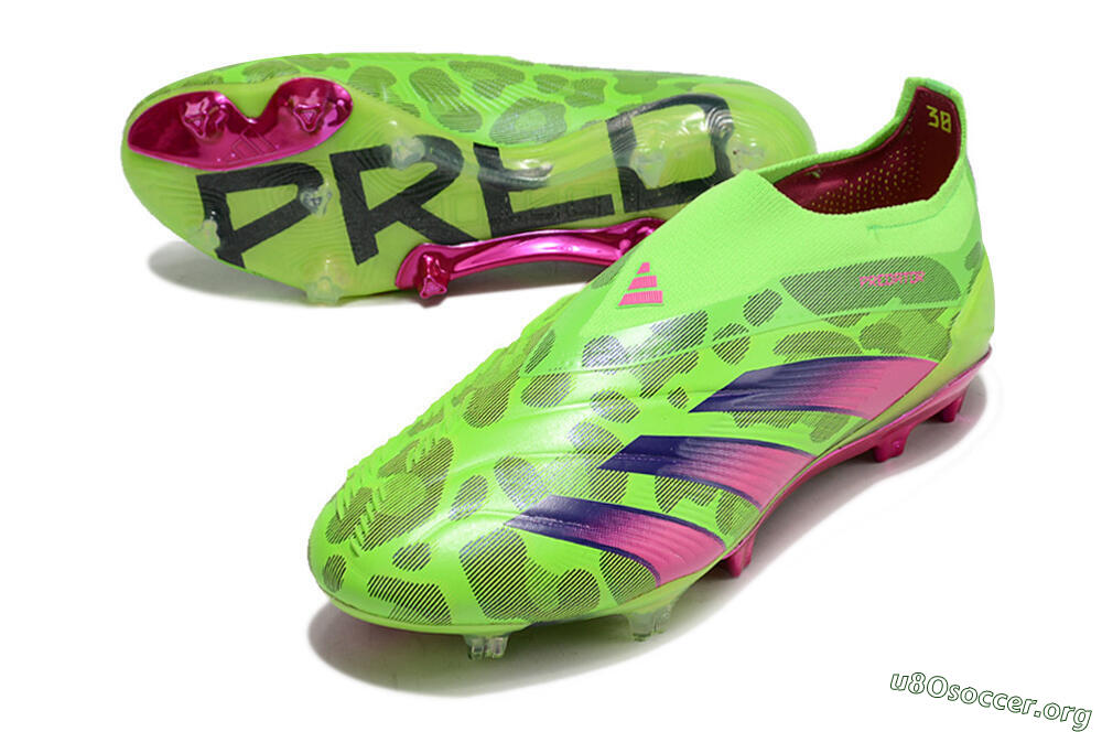 Adidas Predator Accuracy+ FG Football Boots - Green/Purple/Yellow 0