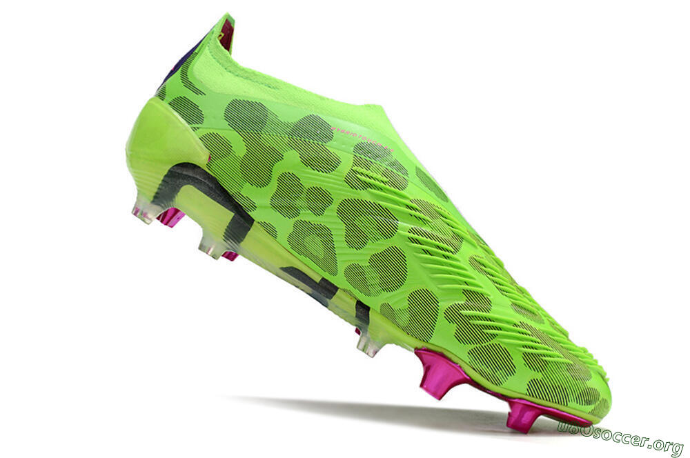 Adidas Predator Accuracy+ FG Football Boots - Green/Purple/Yellow 4