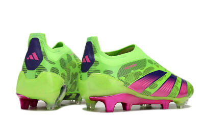 Adidas Predator Accuracy+ FG Football Boots - Green/Purple/Yellow