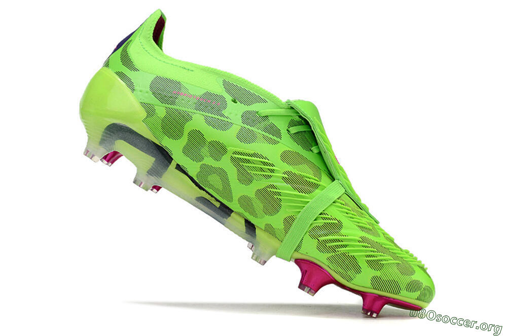 Adidas Predator Elite Foldover Tongue FG Football Boots - Green/Pink/Purple/Yellow 4