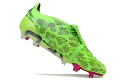 Adidas Predator Elite Foldover Tongue FG Football Boots - Green/Pink/Purple/Yellow