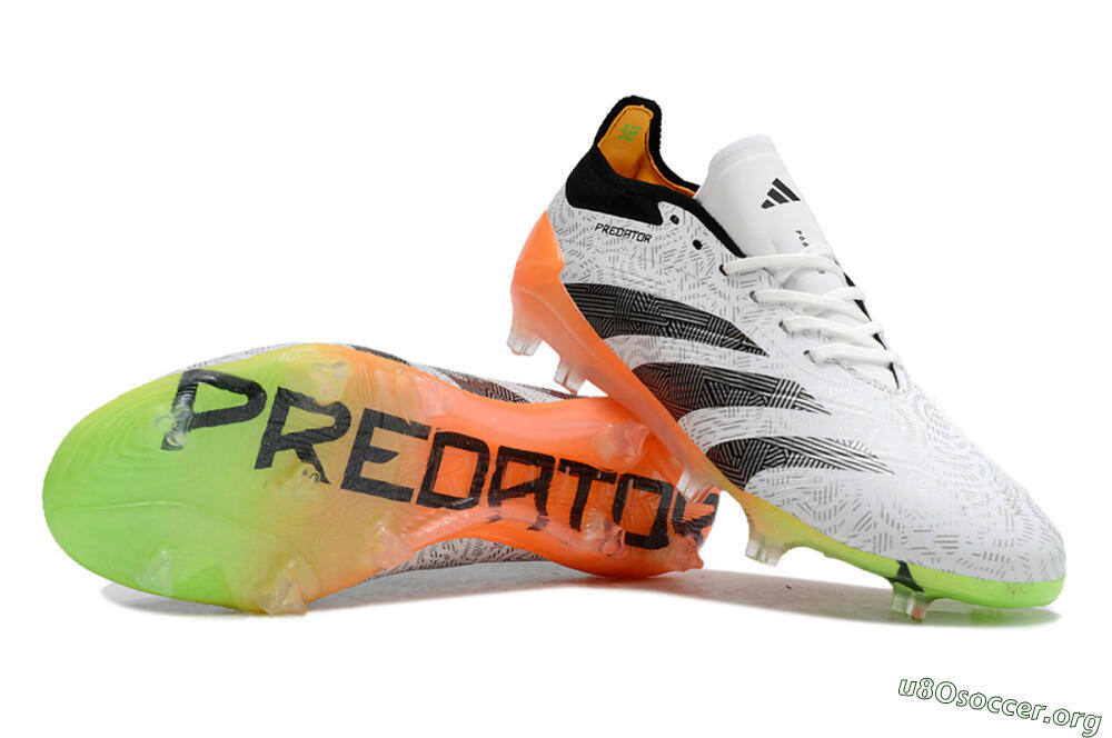 Adidas Predator Accuracy.1 FG Football Boots - White/Black/Orange 0