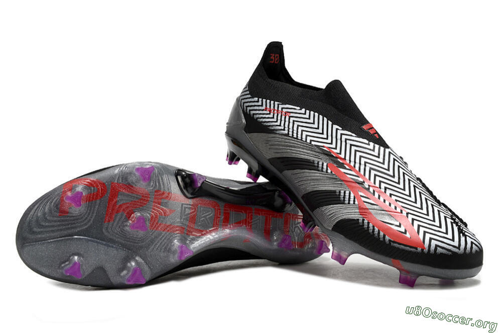 Adidas Predator Accuracy+ FG Football Boots - Grey/Black/Red 1