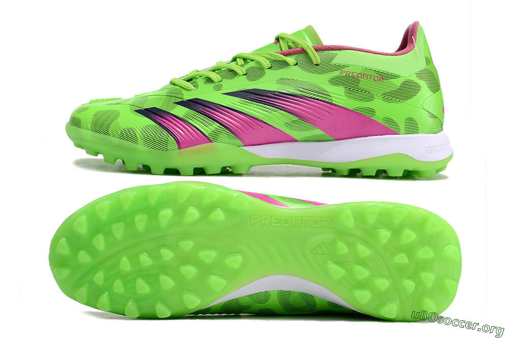 Adidas Predator Elite TF Football Shoes - Green/Purple/Pink 1