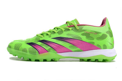 Adidas Predator Elite TF Football Shoes - Green/Purple/Pink