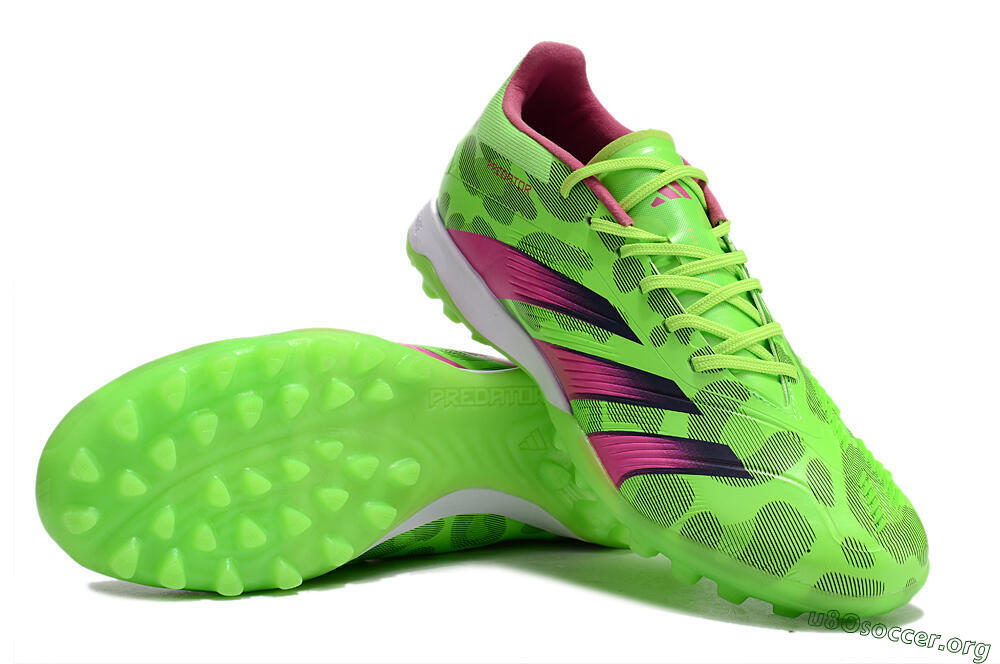 Adidas Predator Elite TF Football Shoes - Green/Purple/Pink 0