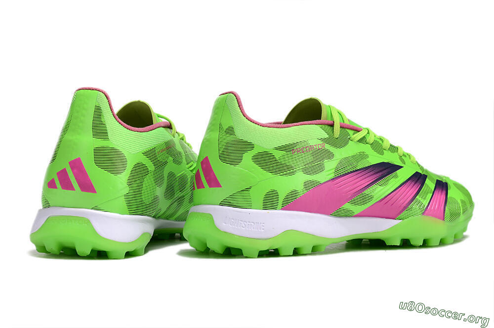 Adidas Predator Elite TF Football Shoes - Green/Purple/Pink 6
