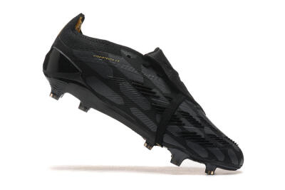 Adidas Predator Elite Foldover Tongue FG Football Boots - Black/Gold