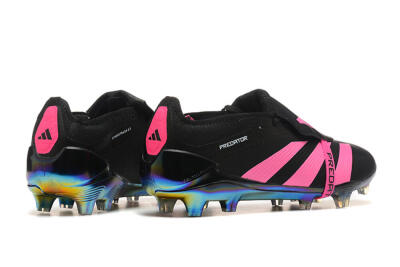 Adidas Predator Elite Foldover Tongue FG Football Boots - Black/Pink