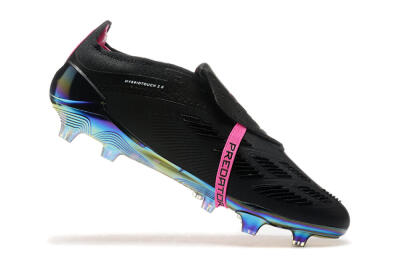 Adidas Predator Elite Foldover Tongue FG Football Boots - Black/Pink