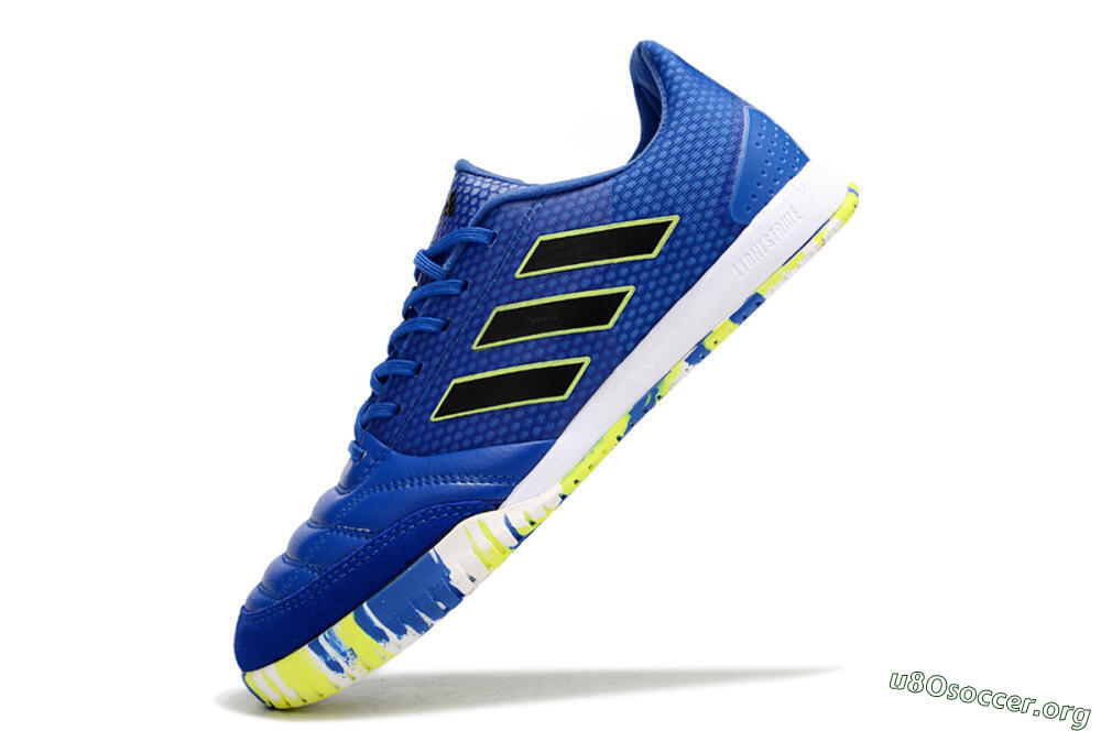 Adidas Top Sala FG Football Shoes - Blue/Black/Yellow 4