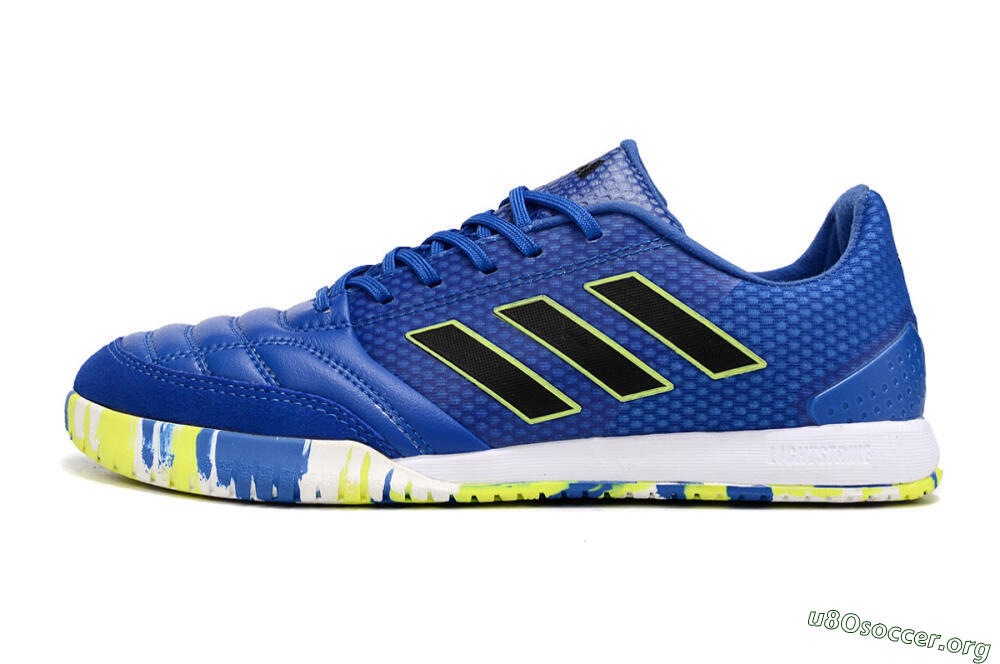 Adidas Top Sala FG Football Shoes - Blue/Black/Yellow 3