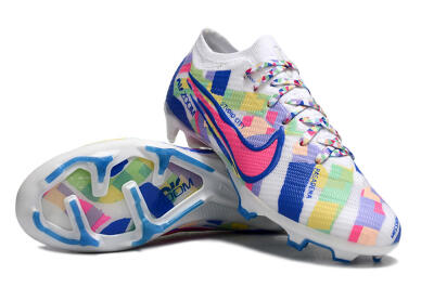 Nike Air Zoom Mercurial Vapor 15 Elite FG Football Boots - White/Rainbow
