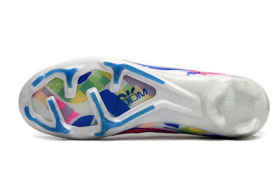 Nike Air Zoom Mercurial Vapor 15 Elite FG Football Boots - White/Rainbow