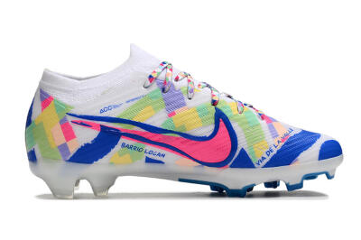 Nike Air Zoom Mercurial Vapor 15 Elite FG Football Boots - White/Rainbow