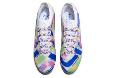 Nike Air Zoom Mercurial Vapor 15 Elite FG Football Boots - White/Rainbow