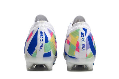 Nike Air Zoom Mercurial Vapor 15 Elite FG Football Boots - White/Rainbow