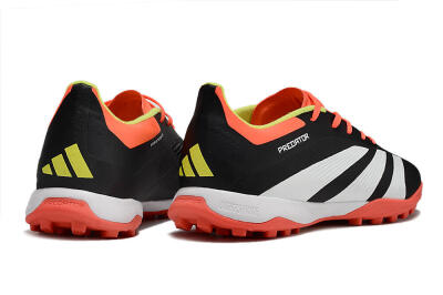 Adidas Predator 24 Elite TF Football Shoes - Black/White/Orange