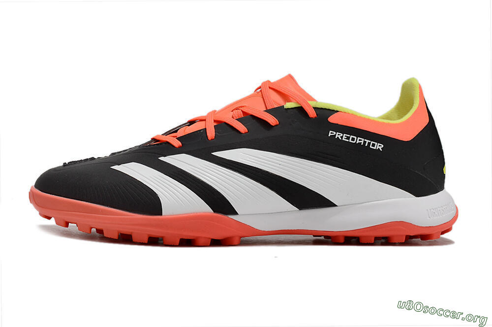 Adidas Predator 24 Elite TF Football Shoes - Black/White/Orange 3