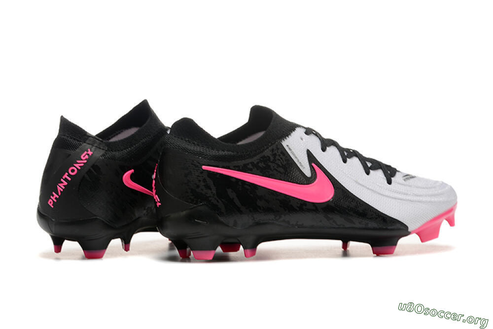 Nike Phantom Luna Elite NU FG Football Boots - White/Black/Pink 9