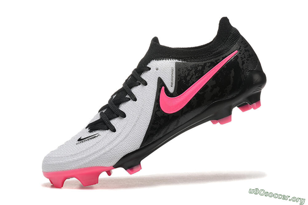 Nike Phantom Luna Elite NU FG Football Boots - White/Black/Pink 8
