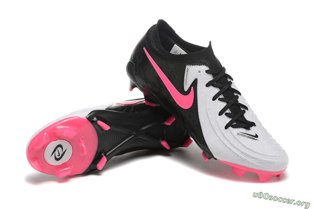 Nike Phantom Luna Elite NU FG Football Boots - White/Black/Pink 4