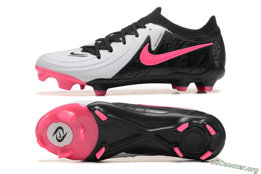 Nike Phantom Luna Elite NU FG Football Boots - White/Black/Pink 1