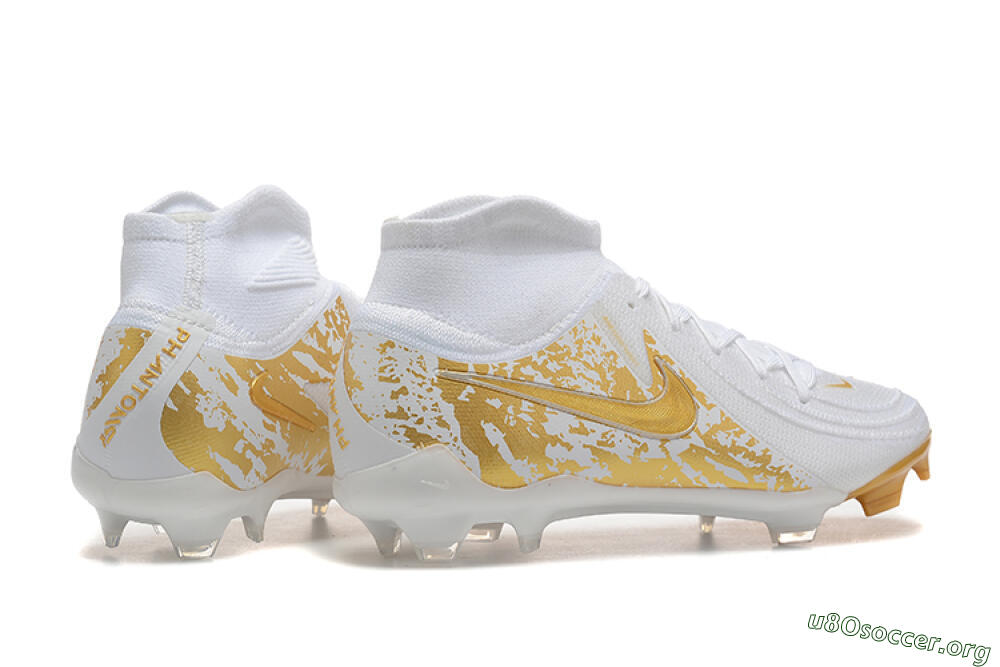 Nike Phantom Luna Elite NU FG Football Boots - White/Gold 6