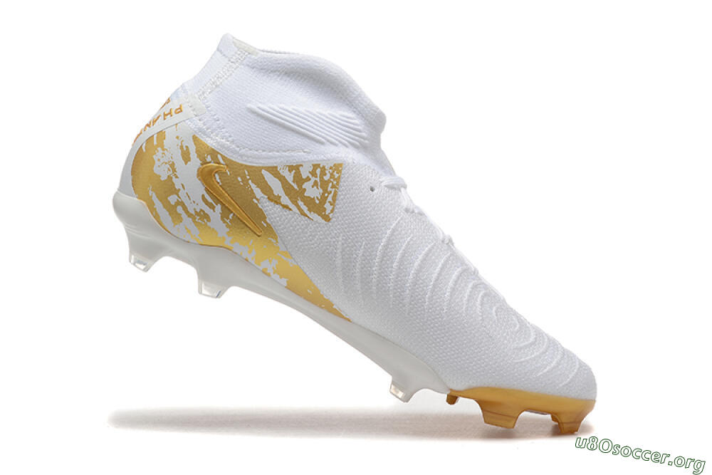 Nike Phantom Luna Elite NU FG Football Boots - White/Gold 8