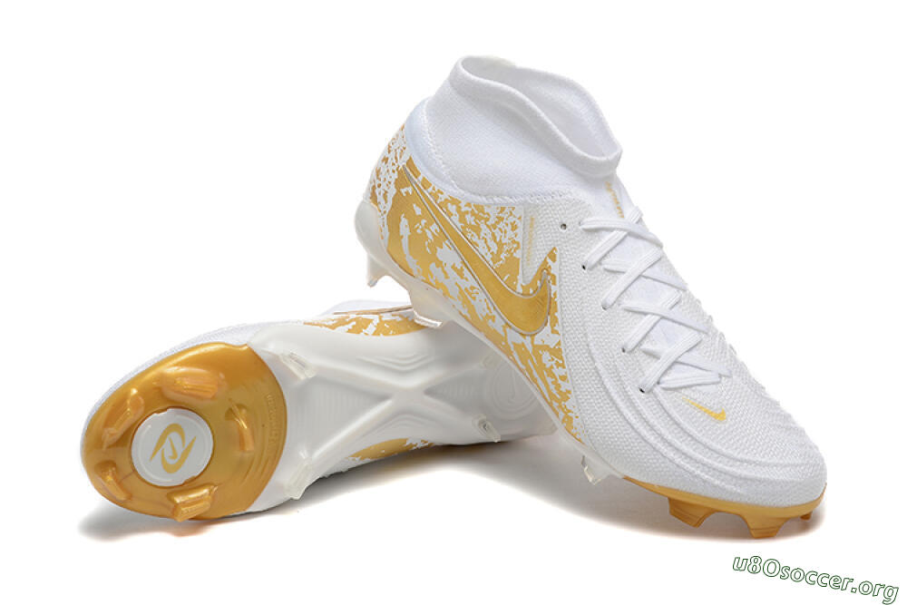 Nike Phantom Luna Elite NU FG Football Boots - White/Gold 4