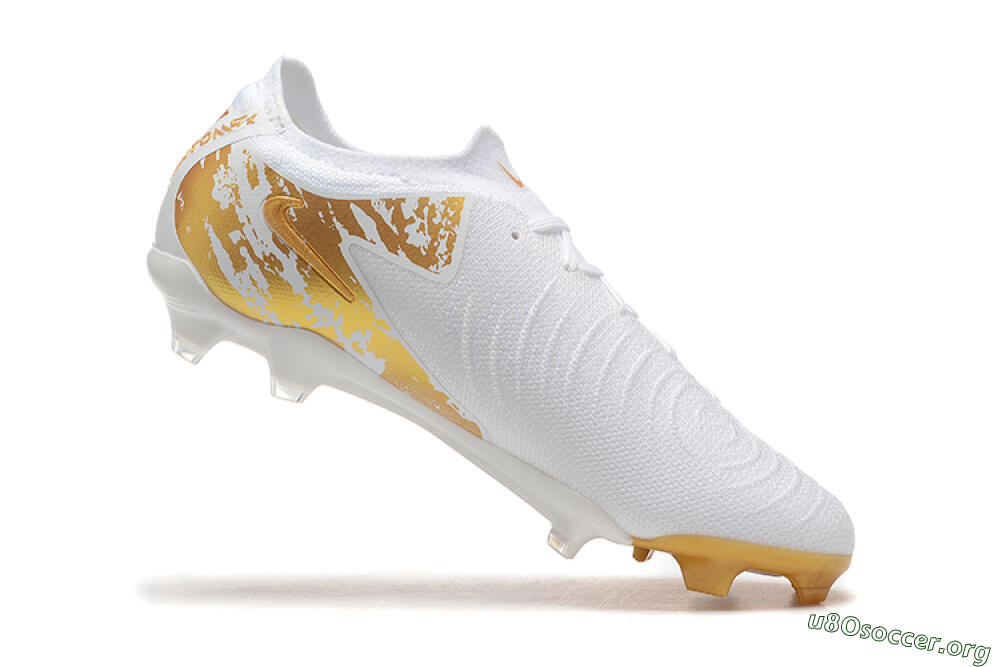 Nike Phantom Luna Elite NU FG Football Boots - White/Gold 6