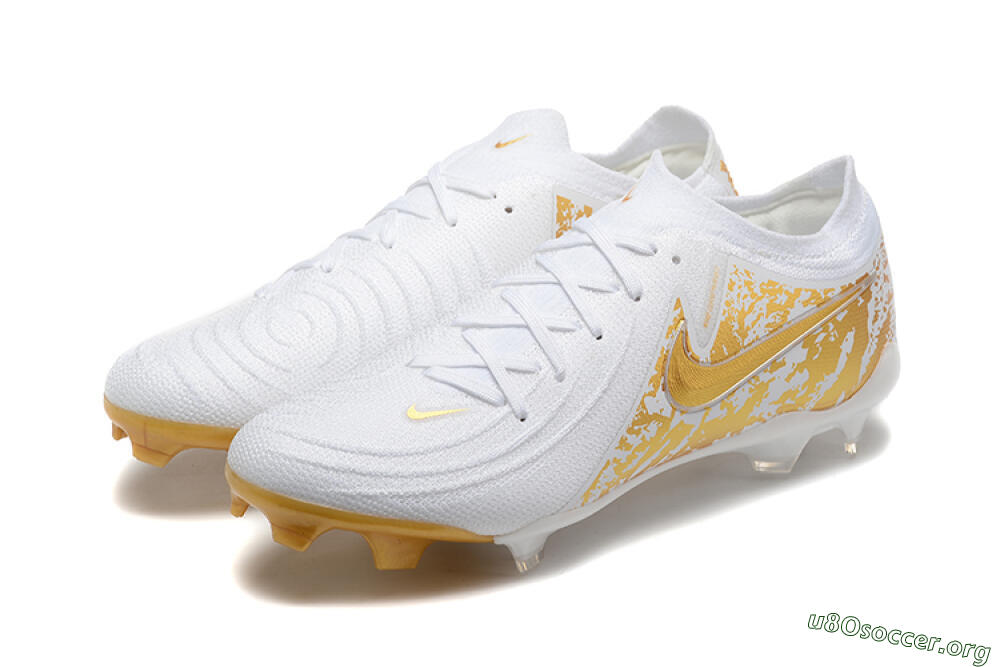 Nike Phantom Luna Elite NU FG Football Boots - White/Gold 8