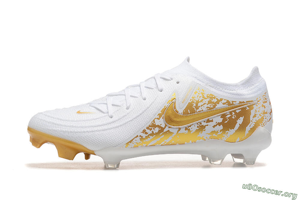 Nike Phantom Luna Elite NU FG Football Boots - White/Gold 3