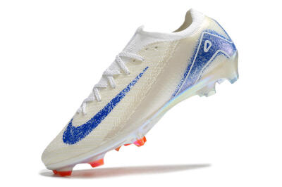 Nike Air Zoom Mercurial Vapor 16 Elite FG Football Boots - Beige/Blue/Orange